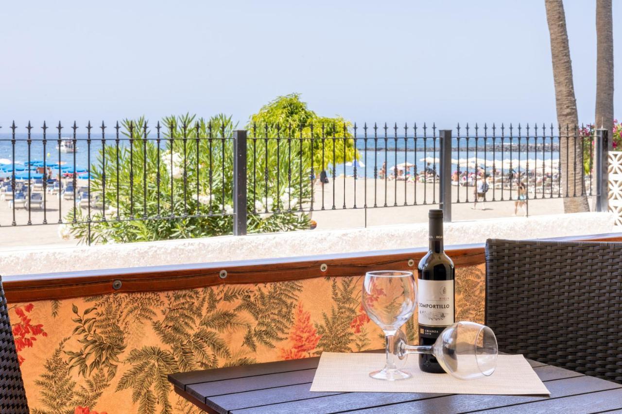 Frontline Playa Las Vistas With Pool, Parking, Sea Лос Кристианос Экстерьер фото