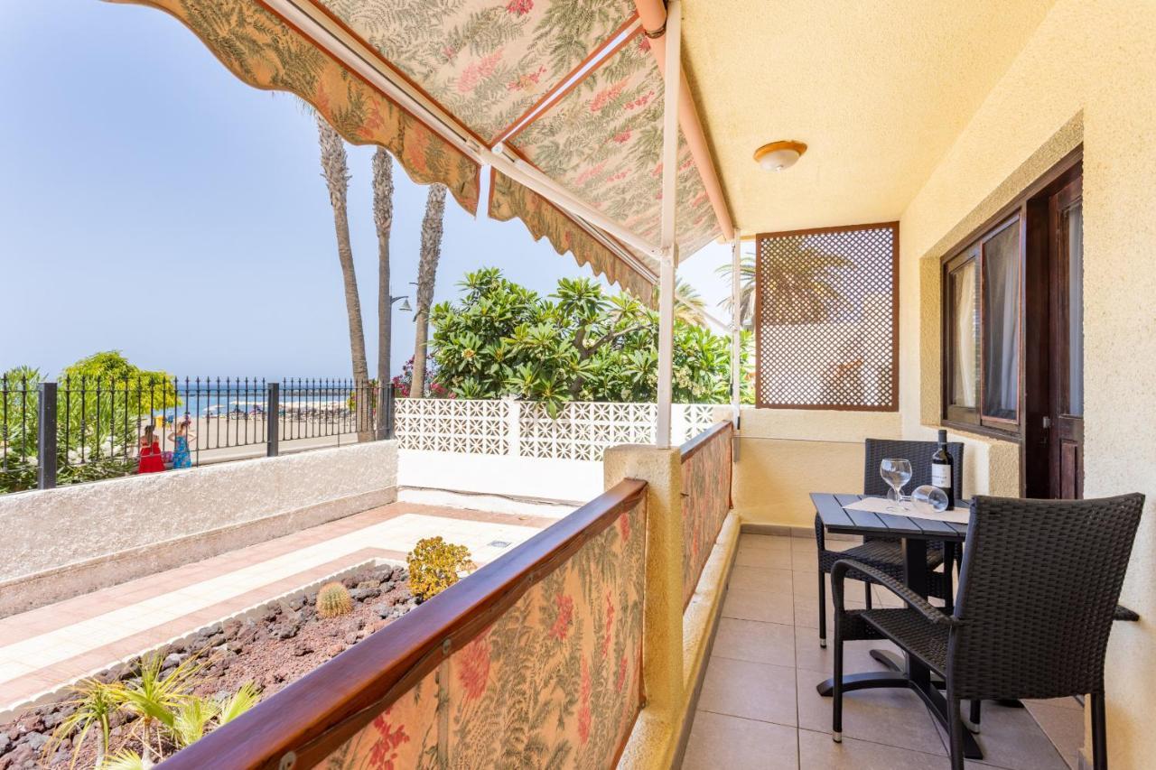 Frontline Playa Las Vistas With Pool, Parking, Sea Лос Кристианос Экстерьер фото