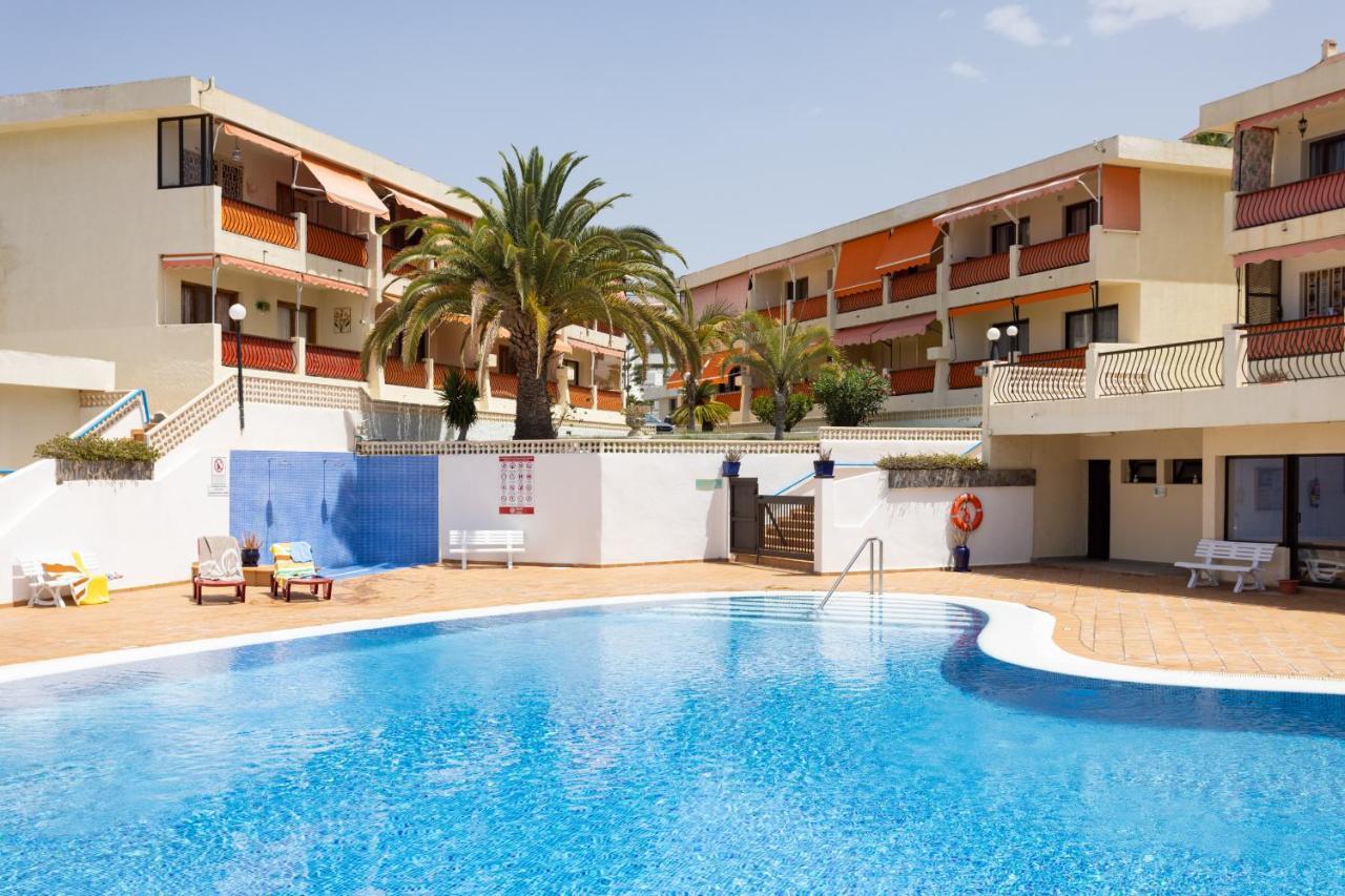 Frontline Playa Las Vistas With Pool, Parking, Sea Лос Кристианос Экстерьер фото