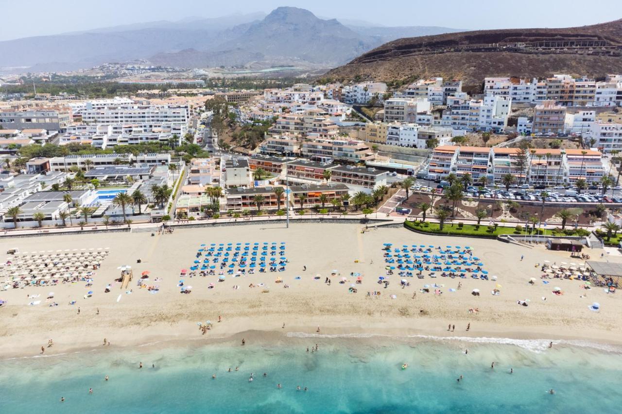 Frontline Playa Las Vistas With Pool, Parking, Sea Лос Кристианос Экстерьер фото