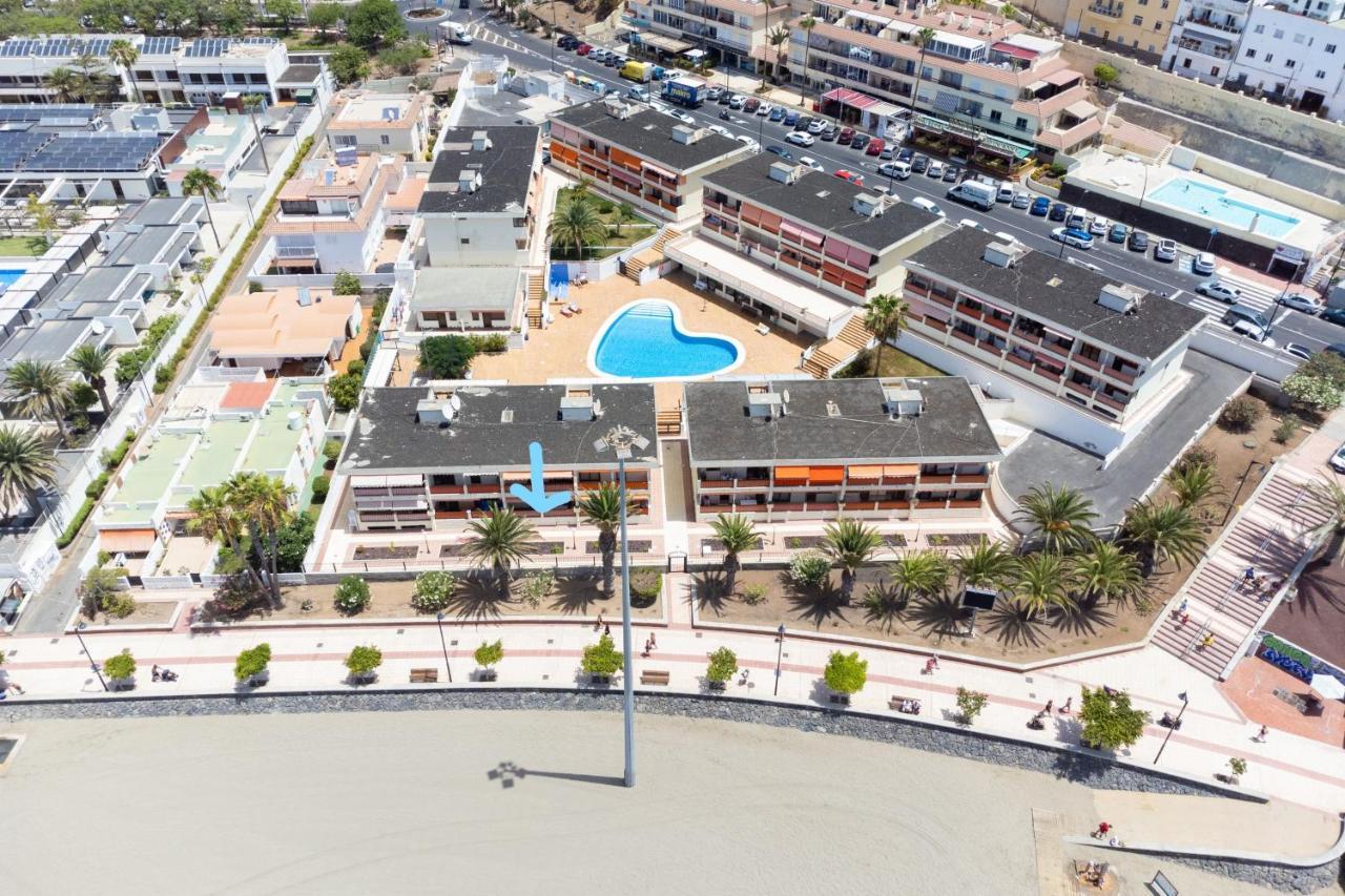 Frontline Playa Las Vistas With Pool, Parking, Sea Лос Кристианос Экстерьер фото