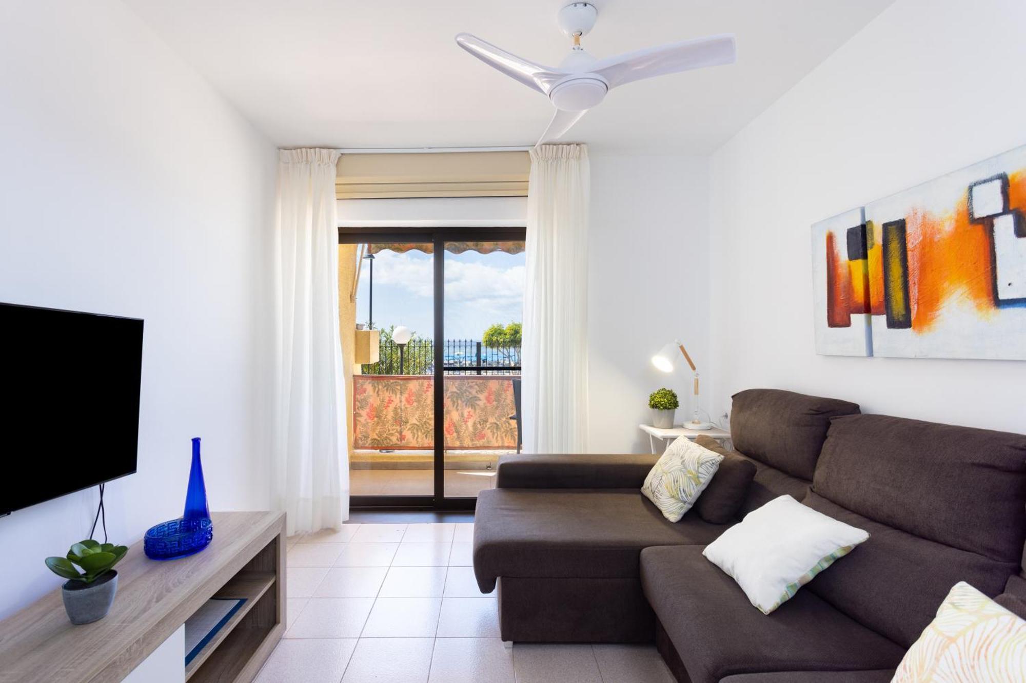 Frontline Playa Las Vistas With Pool, Parking, Sea Лос Кристианос Экстерьер фото